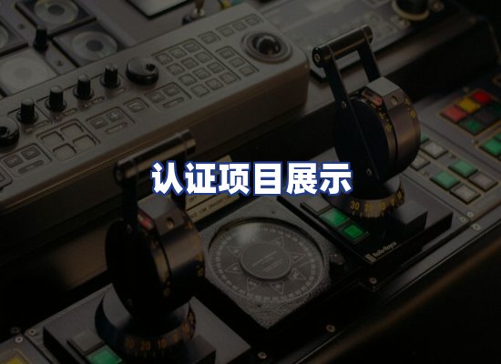 认证项目展示